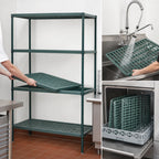 Thumbnail image #3 for Metro Super Erecta Pro EZPR2436NK3-4 4-Shelf Stationary Polymer Shelving Unit, 36 x 24 x 74-5/8 Inches, Green