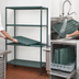 Thumbnail image #3 for Super Erecta Pro 4-Shelf Stationary Polymer Shelving Unit, 36 x 24 x 74-5/8 Inches, Green