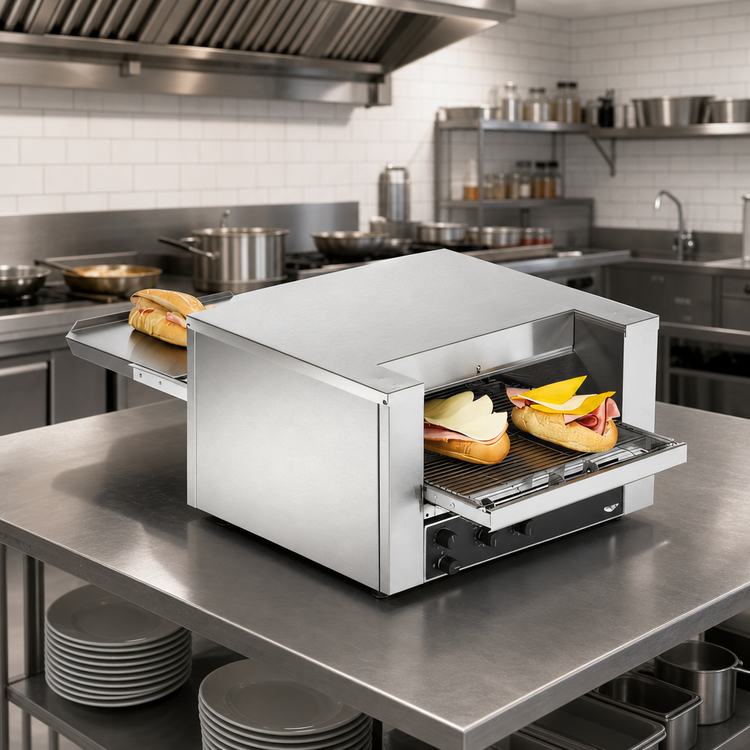 Product image #3 for Vollrath 40-Inch Countertop Conveyor Sandwich Oven, 14.5-Inch Conveyor Width, 208V