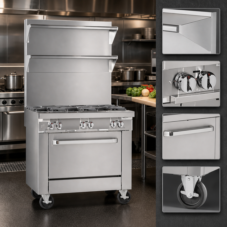 Product image #3 for Southbend Platinum Heavy Duty 32-Inch Standard Depth Stainless Steel Spreader Cabinet Base