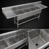 Thumbnail image #3 for John Boos Pro-Bowl 4-Compartment Sink with Dual Drainboards, 20