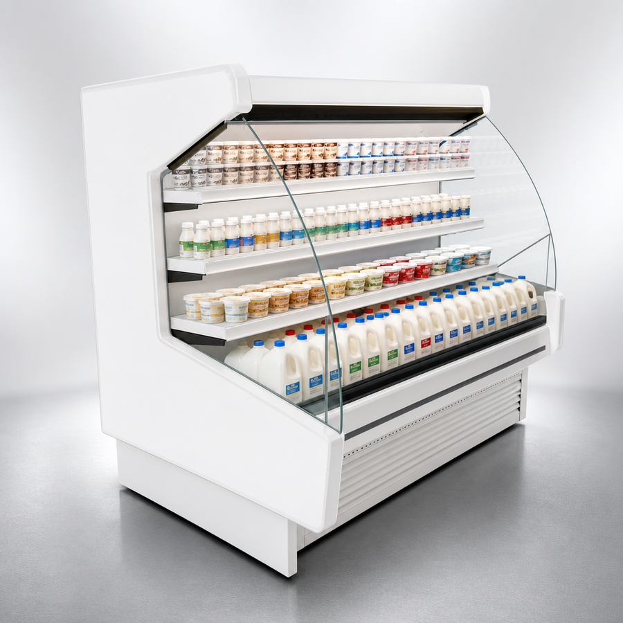 Curved End Open Merchandiser