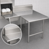 Thumbnail image #3 for John Boos Pro-Bowl L-Shaped Soiled Landing Dishtable with 10-Inch Landing Shelf, 70-Inch Machine-to-Corner x 144-Inch Corner-to-End, Right-to-Left