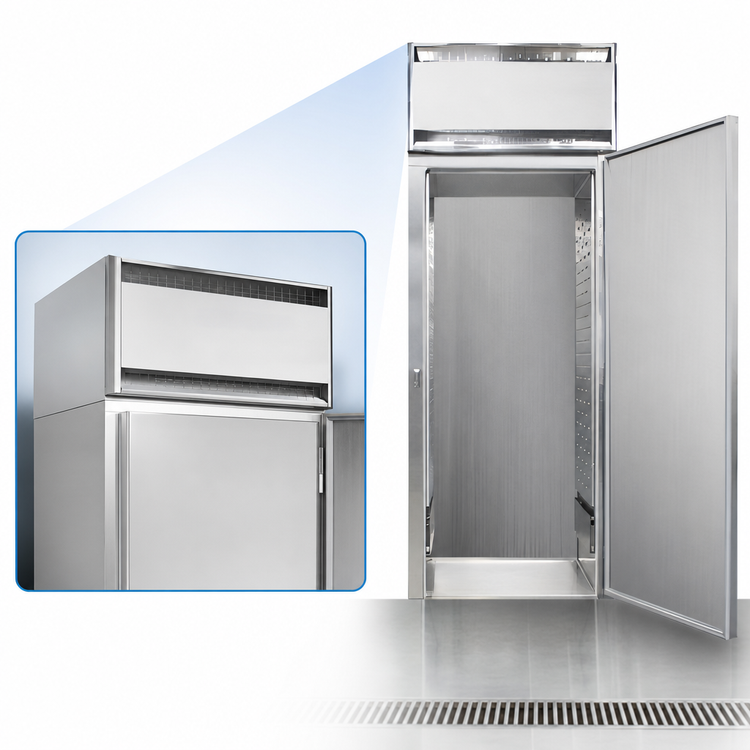 Product image #3 for Continental Refrigerator D1FINSA Designer Line One-Section Roll-In Freezer, Stainless Steel Exterior