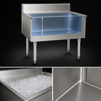 Thumbnail image #3 for Eagle Group 2200 Series B48IC-22 Underbar Ice Bin/Cocktail Unit, 48"W x 24"D, 139 lb. Capacity, Without Cold Plate