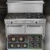 Thumbnail image #3 for Southbend Ultimate 60-Inch Gas Restaurant Range with 2 Convection Ovens and 9 Burners