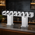 Thumbnail image #3 for Perlick 12-Faucet Bridge Tee Countertop Glycol-Cooled Draft Beer Tower, Polished Chrome