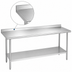Thumbnail image #3 for Duke 416S-24120-2R Stainless Steel Work Table with 1-1/8-Inch Riser, 120 x 24 Inches