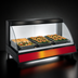 Thumbnail image #3 for Hatco Glo-Ray Designer Countertop Heated Display Case, Single Shelf, 3-Pan, Curved Glass