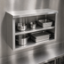 Thumbnail image #3 for 36-Inch x 15-Inch Wall-Mounted Solid 304 Stainless Steel Open Wall Cabinet