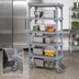 Thumbnail image #3 for Millenia Mobile Polymer Shelving Starter Unit with 5 Shelves, 42W x 24D x 86H