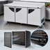 Thumbnail image #3 for Turbo Air Super Deluxe 72 5/8-Inch 3-Section Worktop Refrigerator, 19 Cu. Ft.