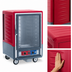 Thumbnail image #3 for Metro C5 3 Series Half-Height Heated Holding and Proofing Cabinet with Clear Polycarbonate Door, Red Insulation Armour, Mobile, 120V