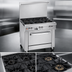 Thumbnail image #3 for Southbend Ultimate 36-Inch Commercial Gas Range with 6 Open Burners, Standard Oven, and Backriser Shelf