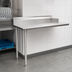 Thumbnail image #3 for Spec-Master Clean Straight Dish Table, 48 x 30 Inches, Right-to-Left, 14/304 Stainless Steel Top, 8-Inch Backsplash