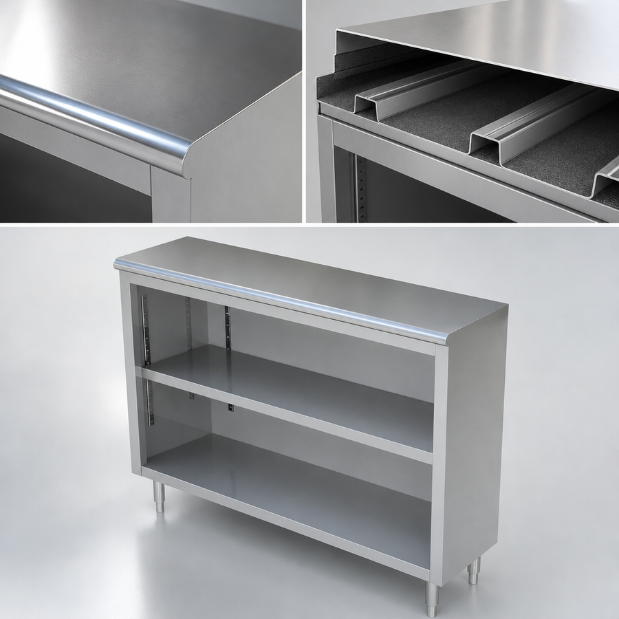 Reinforced Stainless Steel Top