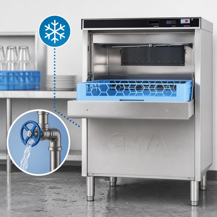 Product image #4 for CMA Energy Mizer 181-VL High Temperature Heat Recovery Undercounter Dishwasher / Glasswasher