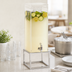 Thumbnail image #3 for Milo Square 3-Gallon Ice Beverage Dispenser with Clear Polycarbonate Chamber and Chrome Plate Finish