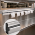 Thumbnail image #3 for American Metalcraft 48-Inch Stainless Steel Ticket Rack Check Minder with Marble Groove and Plastic End Caps