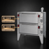 Thumbnail image #3 for Garland GPD60-2 Double Deck Gas Pizza/Baking Oven with 60-Inch x 36-Inch Pyrorock Decks