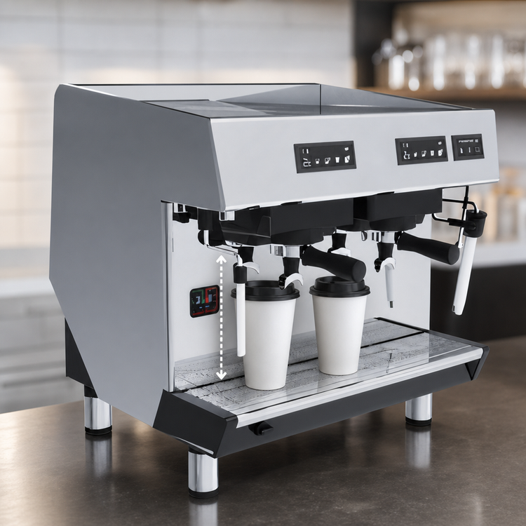 Product image #3 for UNIC Classic Plus 2 SteamAir High Profile 2-Group Automatic Espresso Machine