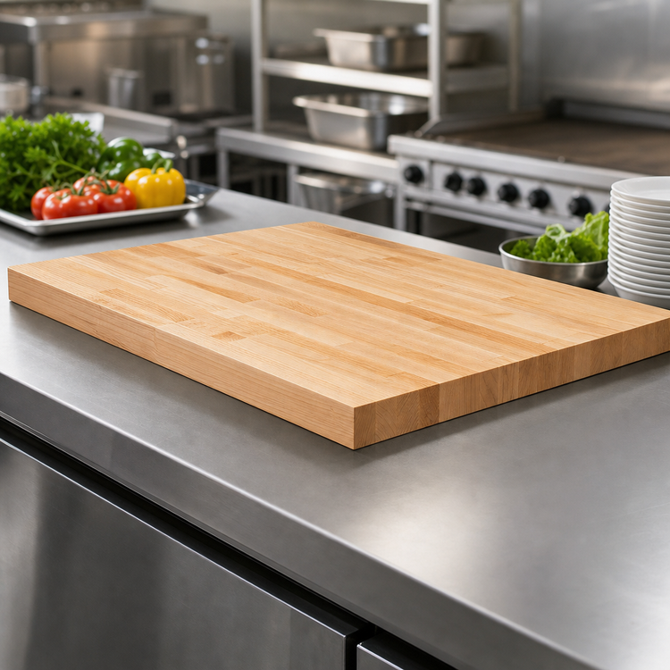 Product image #3 for John Boos Northern Hard Rock Maple Edge Grain Flat Top Work Table Top, 48 x 30 x 2-1/4 Inches
