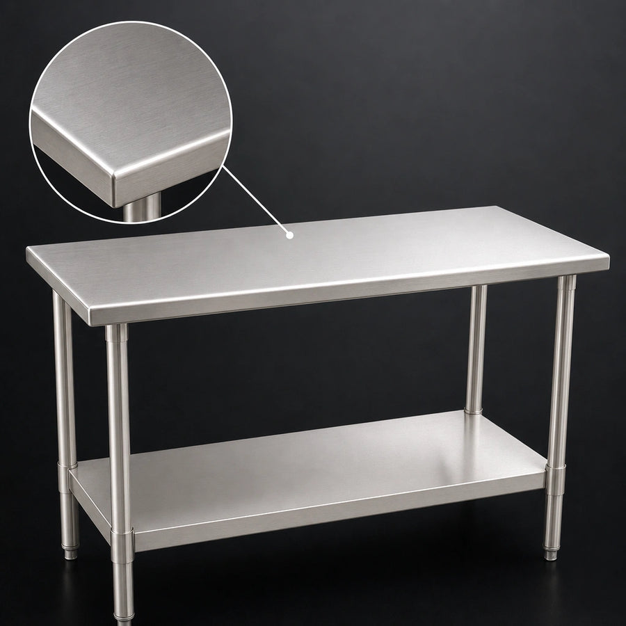 14-Gauge Stainless Steel Top