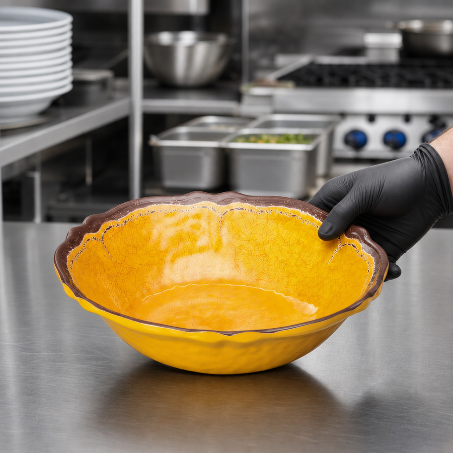 Break-Resistant Melamine Construction