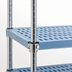Thumbnail image #3 for QuadPlus 72 x 24 Inch Solid Blue Polymer Shelf Mat with Chrome QuadTruss Frame