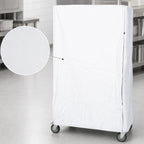 Thumbnail image #3 for Quantum CC246063WNZ Wire Cart Cover, 24 x 60 x 63 Inch, 400 Denier White Nylon, Zipper Flap