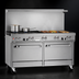 Thumbnail image #3 for Southbend Ultimate 60-Inch Gas Restaurant Range with 4 Star/Sauté Burners, 36-Inch Griddle, and 2 Standard Ovens