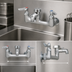 Thumbnail image #3 for T&S Brass Wall-Mount Service Sink Faucet with Vacuum Breaker Nozzle, 8