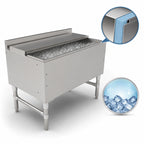 Thumbnail image #3 for John Boos UBIB-2136 36-Inch Underbar Ice Bin/Cocktail Unit, 21-Inch Deep, Insulated Stainless Steel, Sliding Lid, 3-Inch Backsplash