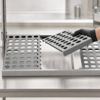 Thumbnail image #3 for Fermod Fermostock 64359-R1 68-Inch W x 14-Inch D Vented Horizontal Modular Shelf with Removable Polymer Inserts, 800 lb. Capacity