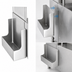 Thumbnail image #4 for Glastender Clip-On Stainless Steel Chemical Rail for GT-18 Glasswasher Bases