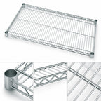 Thumbnail image #3 for Quantum 2130S Commercial Wire Shelf, 30"W x 21"D, 304 Stainless Steel, 600-800 lb. Capacity, NSF