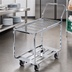 Thumbnail image #4 for Channel Chrome-Plated Wire Deck Stocking/Marking Truck with 5-Inch Swivel Casters