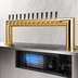 Thumbnail image #3 for Micro Matic Pass-Thru Countertop Glycol-Cooled Draft Beer Tower with 12 Faucets, PVD Brass Finish