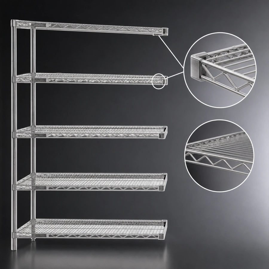 Patented QuadTruss Shelf Design