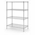 Thumbnail image #4 for Metro Super Erecta 4-Shelf Stationary Starter Wire Shelving Unit, 42