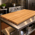 Thumbnail image #3 for John Boos Appalachian Red Oak Blended Rails Edge Grain Island Countertop, 144 x 42 x 1-1/2 Inch, Varnique Finish