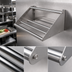 Thumbnail image #3 for 36-Inch Stainless Steel Wall-Mounted Tubular Rack Shelf