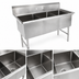 Thumbnail image #3 for John Boos B-Series 3-Compartment Stainless Steel Sink with 10