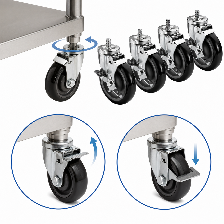 Swivel With Brake
