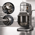 Thumbnail image #3 for BakeMax 12 Qt Countertop Gear-Driven Planetary Mixer, 3-Speed, 110V