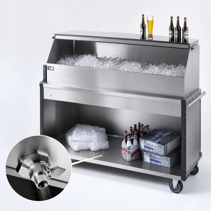 304 Stainless Steel Ice Bin