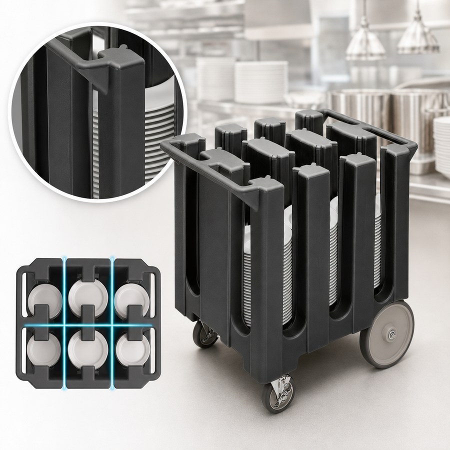 Six-Column Plate Storage