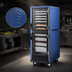 Thumbnail image #3 for Metro C5 3 Series Lower-Wattage Full Height Heated Holding Cabinet with Blue Insulation Armour, Dutch Clear Doors, and Fixed Wire Slides