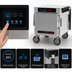 Thumbnail image #4 for Metro HotBlox Narrow 4-Pan Pass-Thru Undercounter Heated Holding Cabinet with Digital Touchscreen and Solid Doors