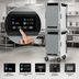 Thumbnail image #4 for Metro HotBlox Narrow Dual-Cavity Pass-Thru Insulated Holding Cabinet, 16 Pan, Digital Touchscreen, Solid Front/Clear Rear Doors